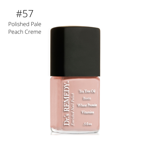 DR&#39;S REMEDY NAIL POLISH ENRICHED NAIL CARE Polished Pale Peach Creme